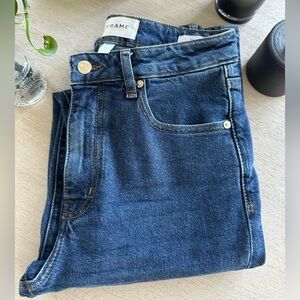 Frame Denim Women's Deep Blue Boot Cut Jeans